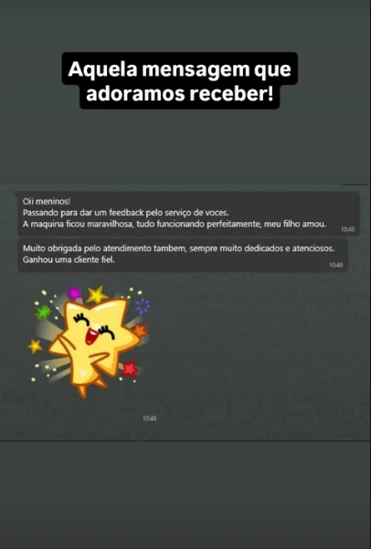 Feedback WhatsApp Sandra R.